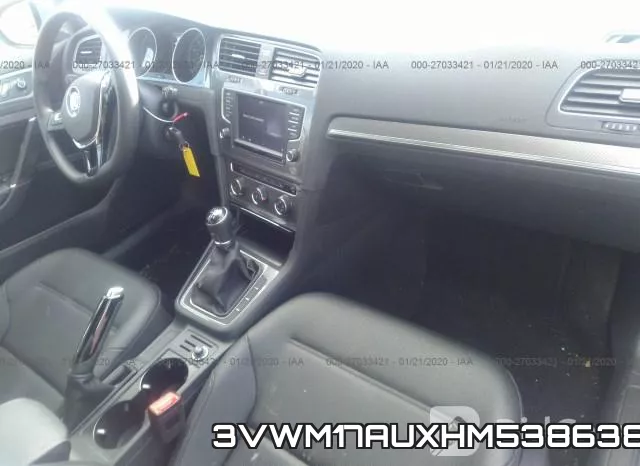 3VWM17AUXHM538638 фото 6