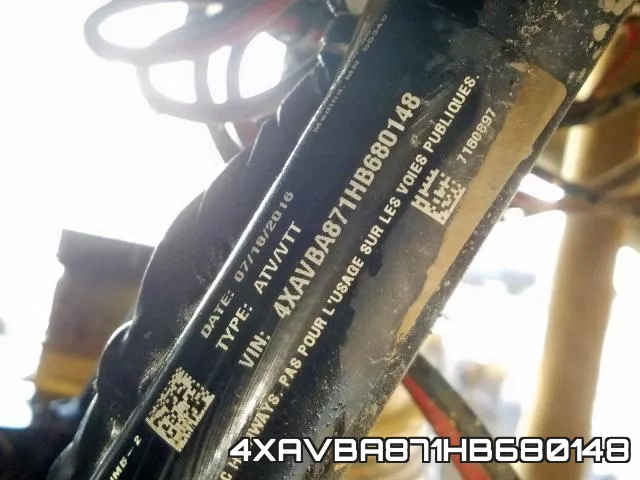 4XAVBA871HB680148 фото 2