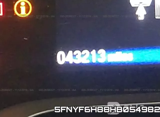 5FNYF6H88HB054982 фото 8