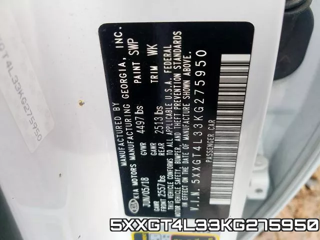 5XXGT4L33KG275950 фото 2