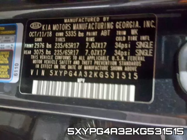 5XYPG4A32KG531515 фото 2