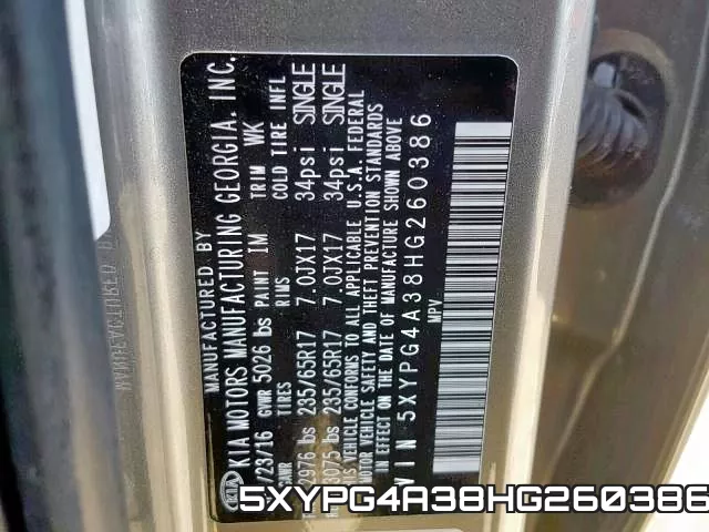 5XYPG4A38HG260386 фото 2