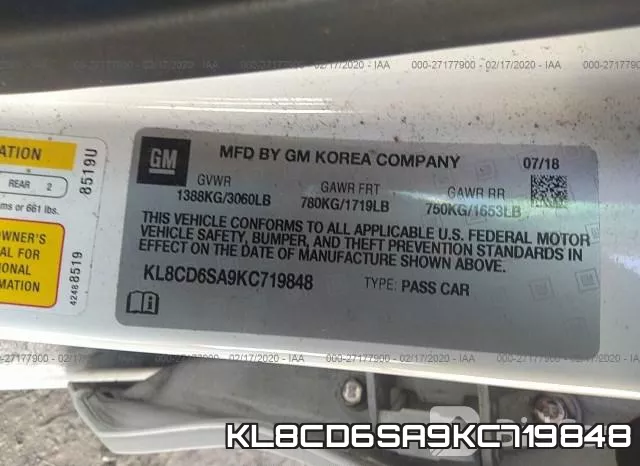 KL8CD6SA9KC719848 фото 10