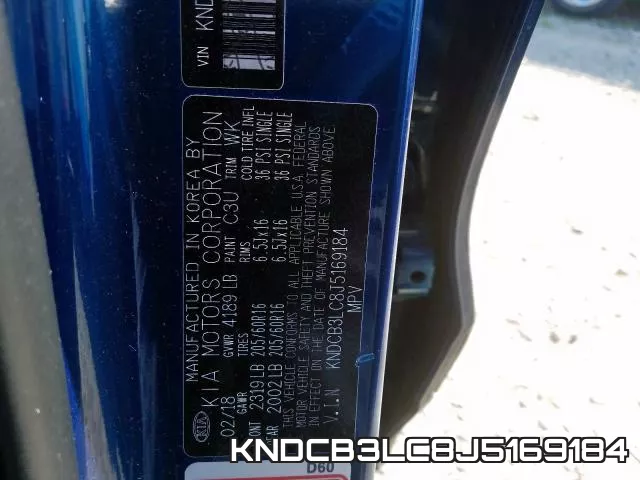 KNDCB3LC8J5169184 фото 2
