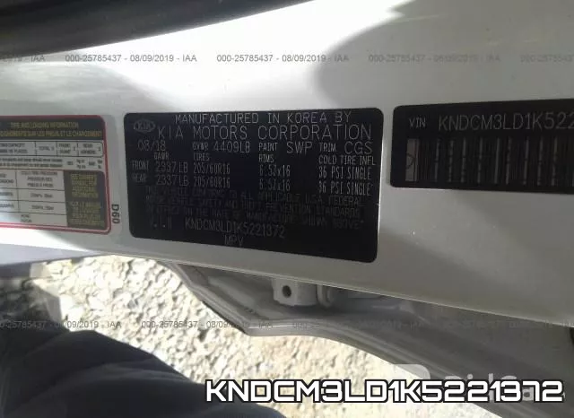 KNDCM3LD1K5221372 фото 10