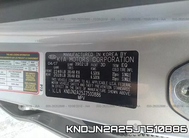 KNDJN2A25J7510886 фото 10
