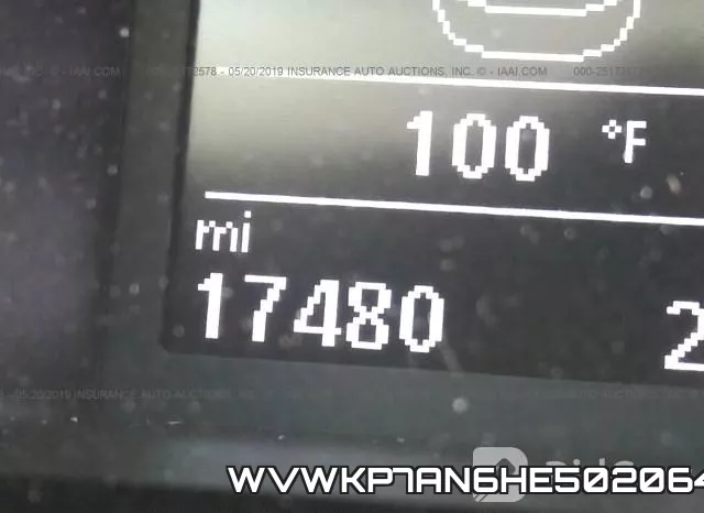 WVWKP7AN6HE502064 фото 8