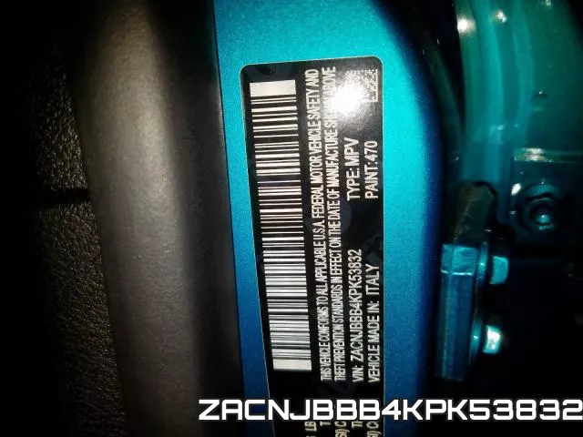 ZACNJBBB4KPK53832 фото 2