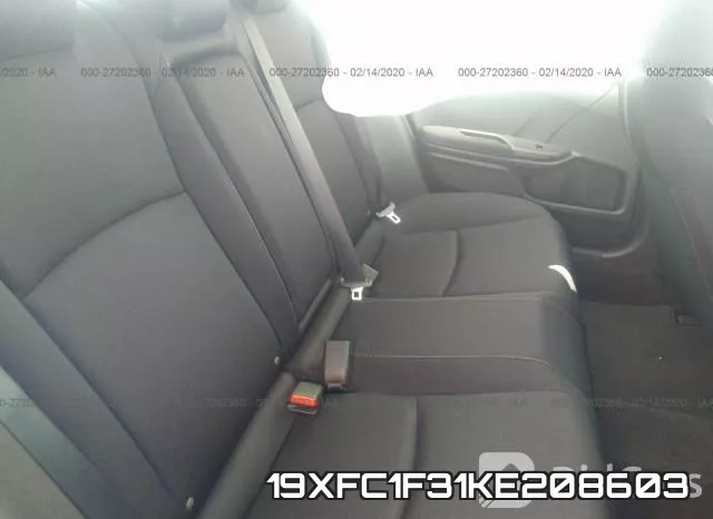 19XFC1F31KE208603 фото 9