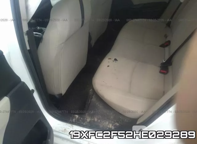 19XFC2F52HE029289 фото 9