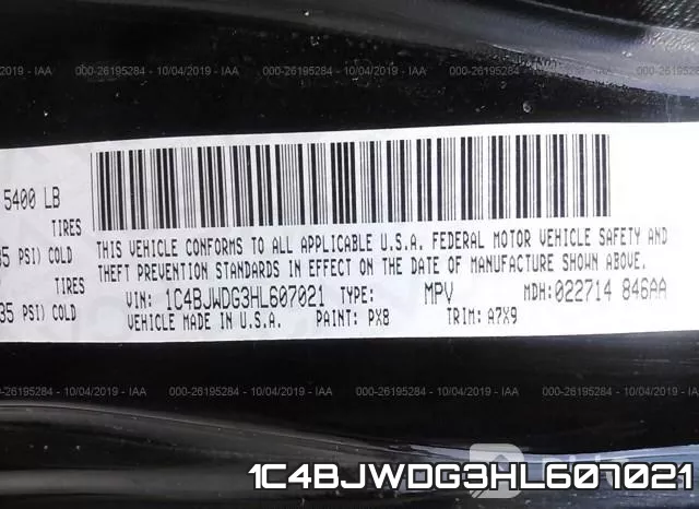 1C4BJWDG3HL607021 фото 10