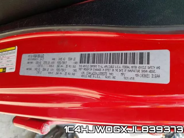 1C4HJWDGXJL839373 фото 2