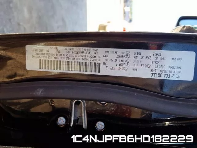 1C4NJPFB6HD182229 фото 2