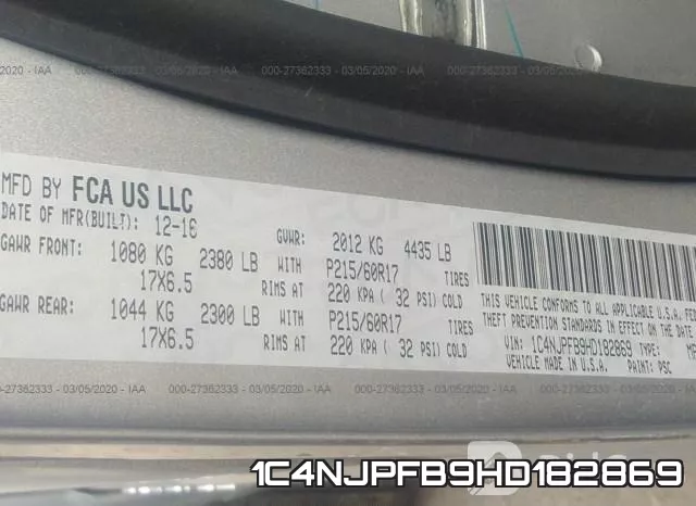 1C4NJPFB9HD182869 фото 10