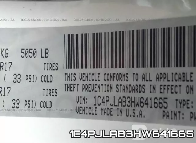 1C4PJLAB3HW641665 фото 10