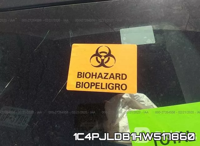 1C4PJLDB1HW517860 фото 8