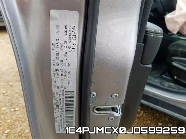 1C4PJMCX0JD599259 фото 2