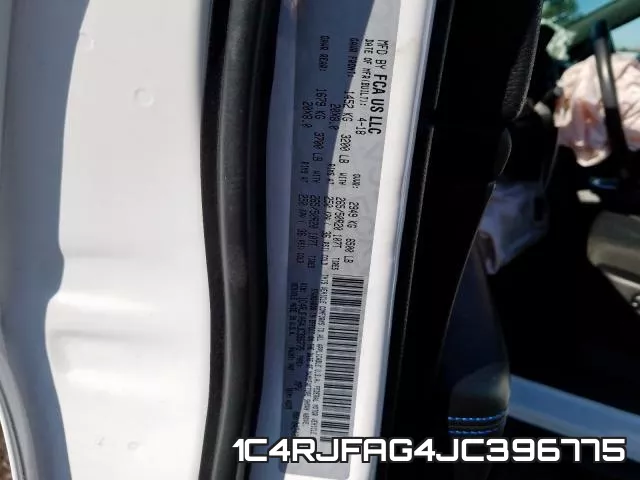 1C4RJFAG4JC396775 фото 2