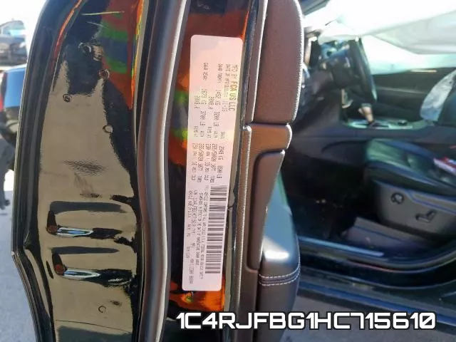 1C4RJFBG1HC715610 фото 2