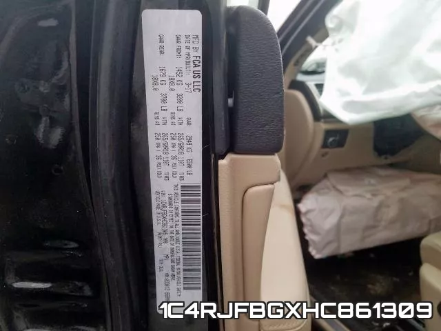 1C4RJFBGXHC861309 фото 2