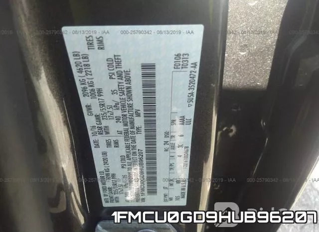 1FMCU0GD9HUB96207 фото 10