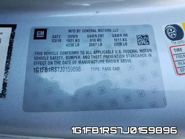 1G1FB1RS7J0159896 фото 2