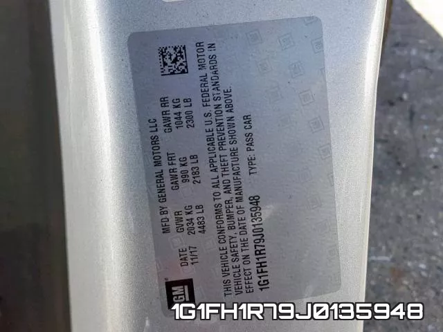 1G1FH1R79J0135948 фото 2