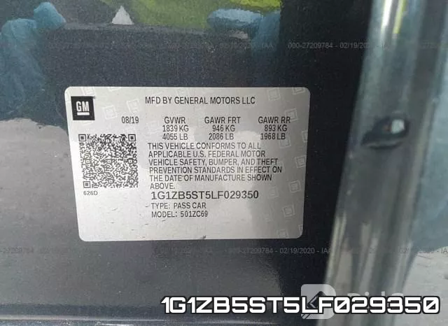 1G1ZB5ST5LF029350 фото 10