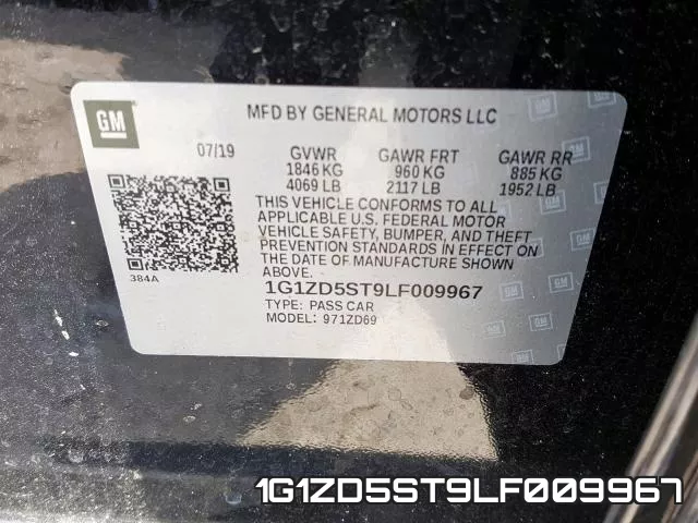 1G1ZD5ST9LF009967 фото 2