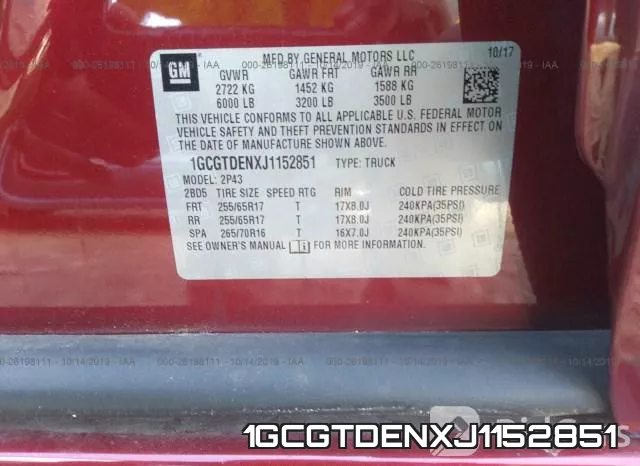 1GCGTDENXJ1152851 фото 10