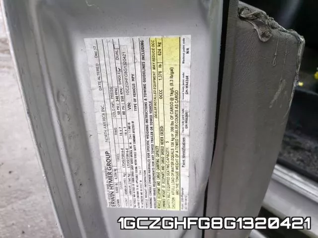 1GCZGHFG8G1320421 фото 2