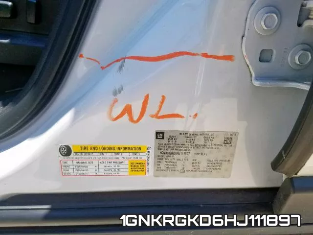 1GNKRGKD6HJ111897 фото 10