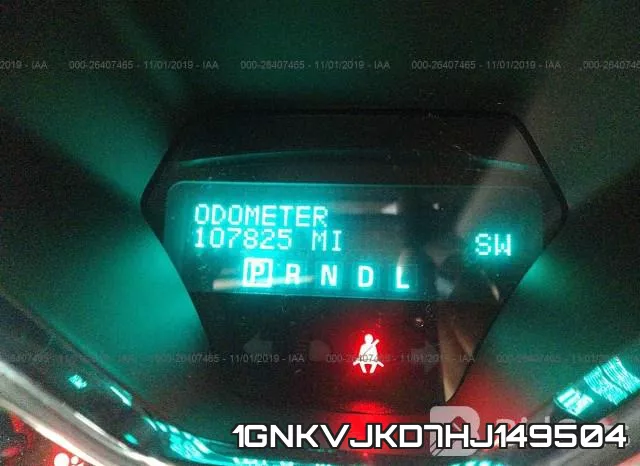 1GNKVJKD7HJ149504 фото 8