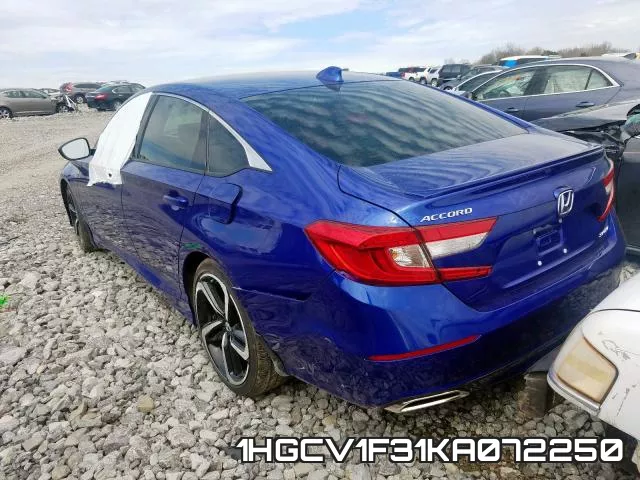 1HGCV1F31KA072250 фото 4