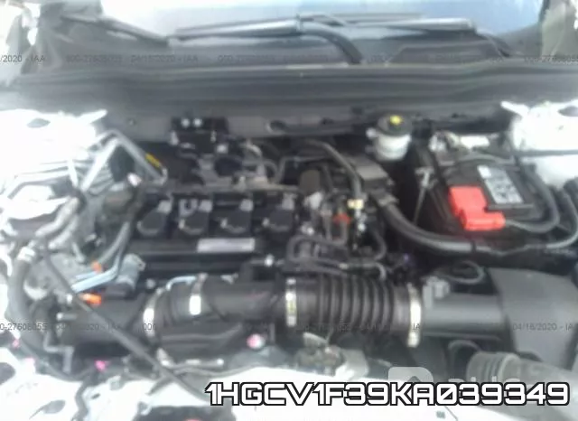 1HGCV1F39KA039349 фото 2