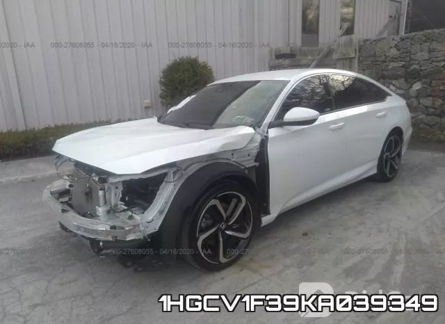 1HGCV1F39KA039349 фото 3