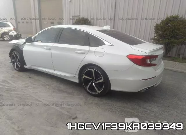 1HGCV1F39KA039349 фото 4