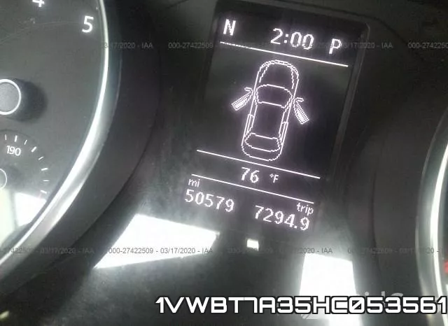 1VWBT7A35HC053561 фото 8