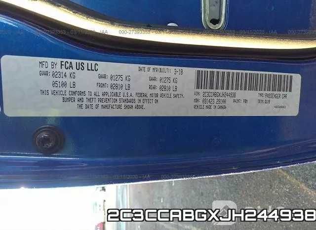 2C3CCABGXJH244938 фото 10