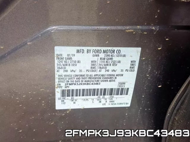 2FMPK3J93KBC43483 фото 2