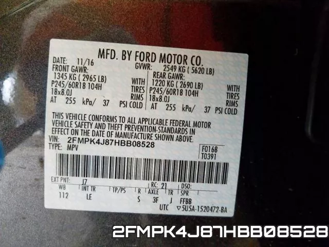 2FMPK4J87HBB08528 фото 2