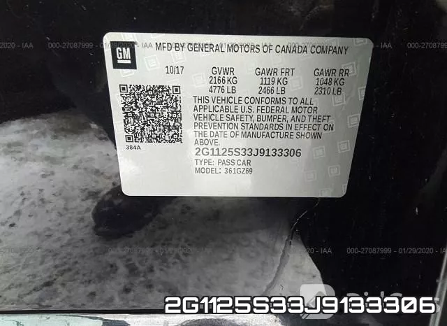 2G1125S33J9133306 фото 10