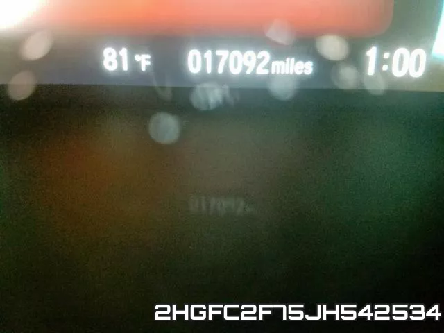 2HGFC2F75JH542534 фото 9