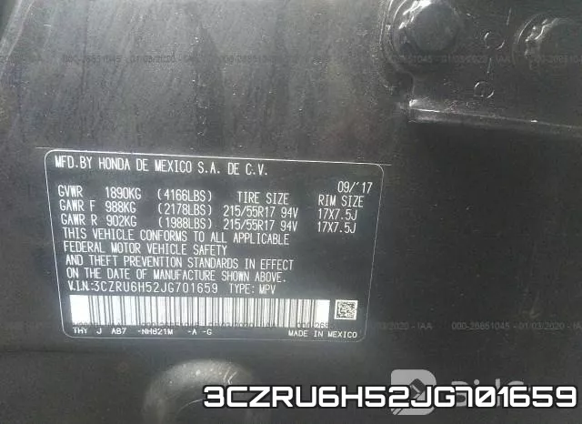 3CZRU6H52JG701659 фото 10