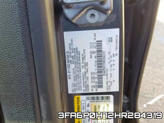 3FA6P0H72HR284319 фото 2