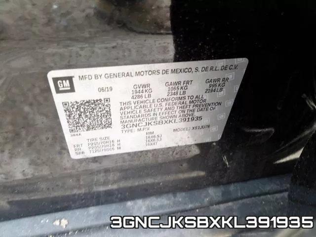 3GNCJKSBXKL391935 фото 2