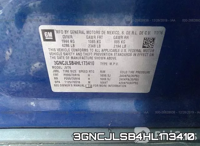 3GNCJLSB4HL173410 фото 10