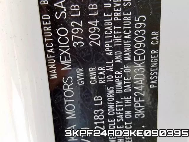 3KPF24AD3KE090395 фото 2