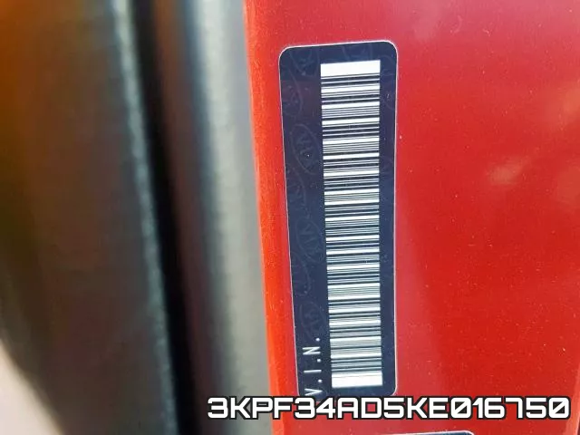 3KPF34AD5KE016750 фото 2