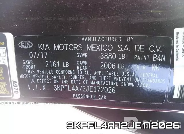 3KPFL4A72JE172026 фото 10